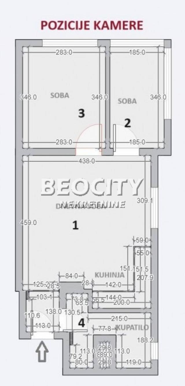 Savski venac, Dedinje, Stjepana Filipovića, 2. 5, 49m2, 178500EUR