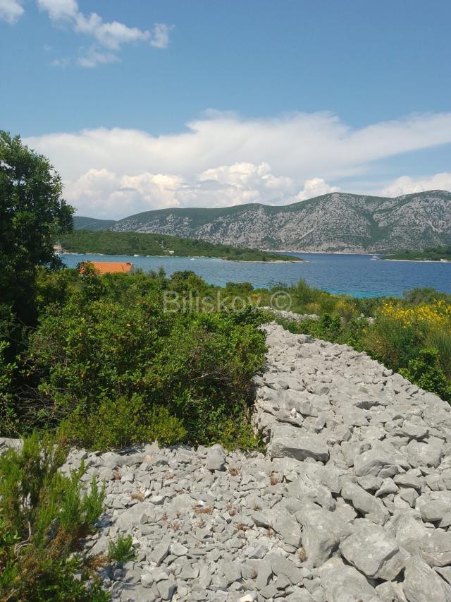 Korčula, Račišće, prodaja zemljište 1607m2, 50m od mora