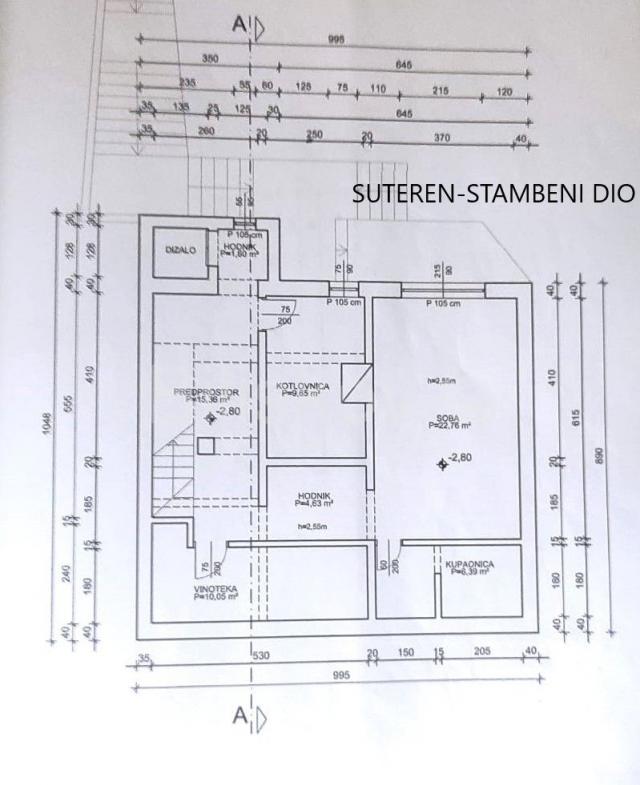 Prodaja, Gračani, samostojeća kuća, poslovni dio, lift, 2GPM