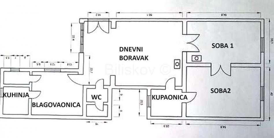 Najam, Donji grad, 3-soban stan, ostava