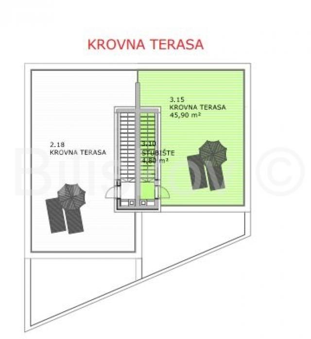 Prodaja, novogradnja, Zadar, Sukošan, 3S, prvi red do mora