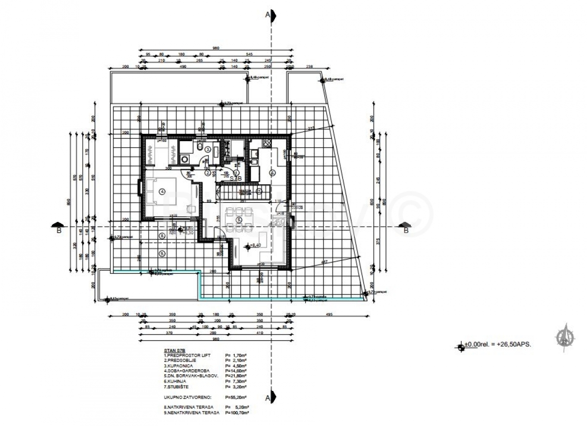 Prodaja, 3soban penthouse, novogradnja K. Novi, garaža, lift