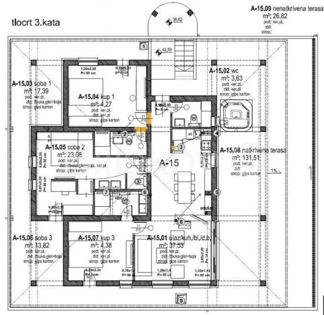 Prodaja, Jezera, 4s penthouse s pogledom na more, terasa, parking