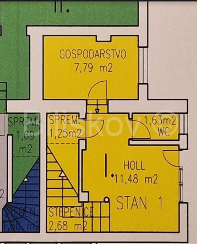 Prodaja, Čakovec, dvosoban stan u centru