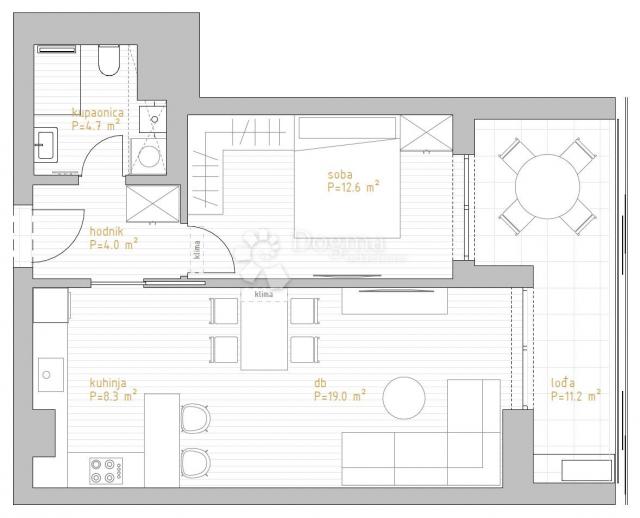  NOVOGRADNJA PREMIUM LIVING RIJEKA -  STAN 5. 4 / 1S+DB