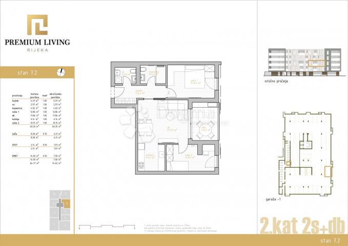 Wohnung Zamet, Rijeka, 145,90m2