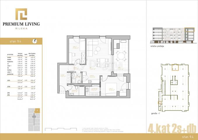 Wohnung Zamet, Rijeka, 145,90m2