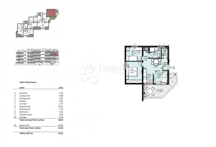 Wohnung Seget Vranjica, Seget, 45,80m2