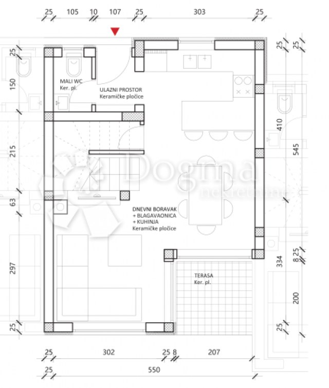 Wohnung Privlaka, 91,17m2