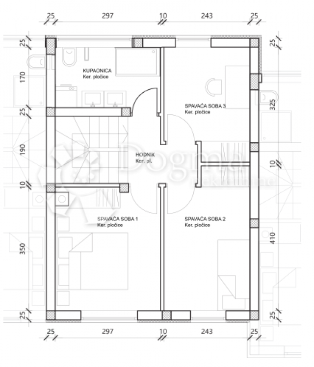 Wohnung Privlaka, 91,17m2