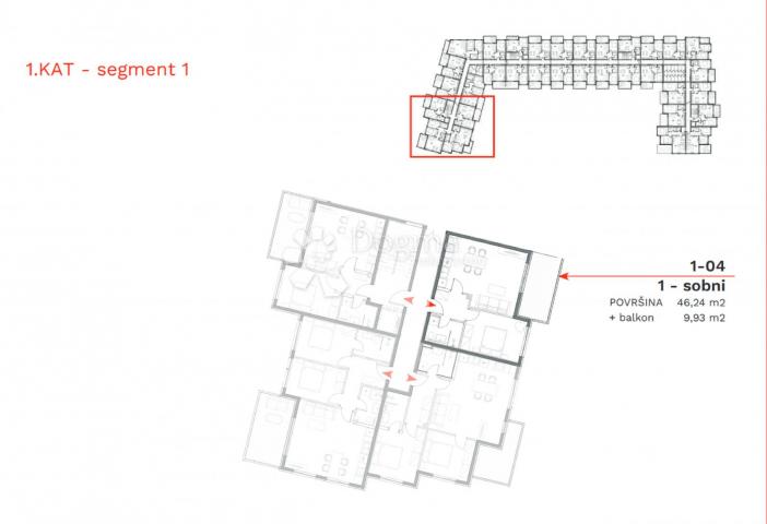 Studio-Apartment, Erdgeschoss, mit Garten, Neubau, Umag