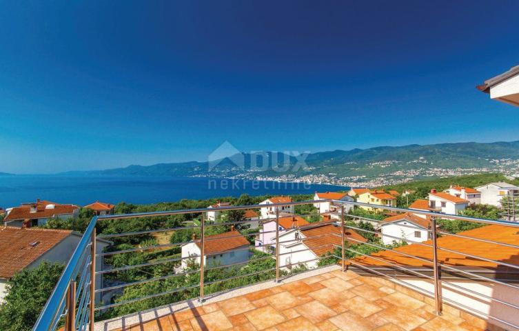 SRDOČI - MARTINKOVAC - Haus mit Pool und Panoramablick auf das Meer