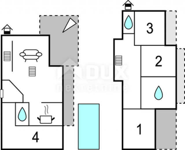 OPATIJA - BREGI - kuća / villa 240m2 sa pogledom na more i bazenom + uređen okoliš 800m2