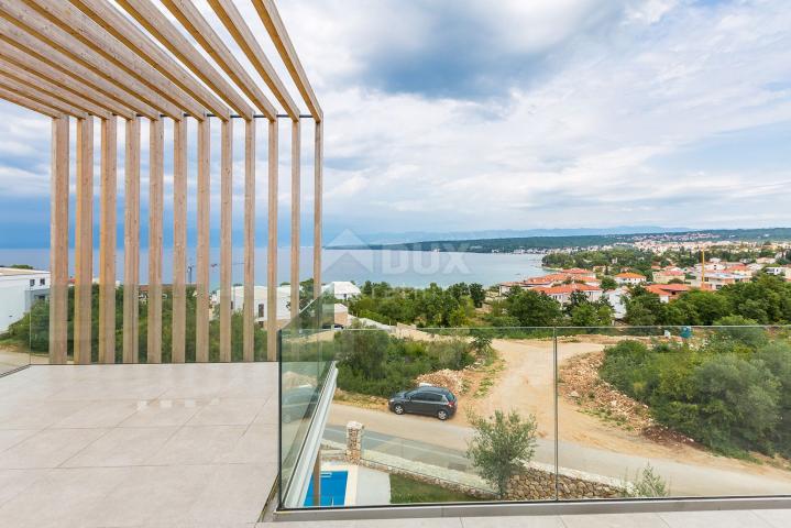 ISLAND OF KRK, MALINSKA - Luxury penthouse with one of the best panoramic views on the island of Krk