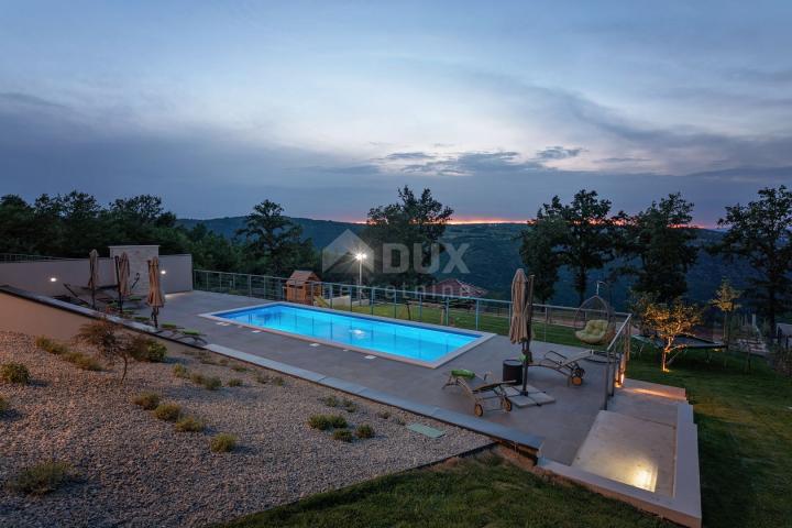 ISTRIA - LABIN (Umgebung) Designer-Villa mit beheiztem Pool und freiem Blick