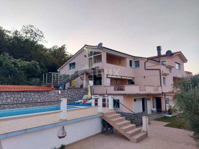 OPATIJA, VEPRINAC - vila 1000m2 s pogledom na more, 6 apartmana i bazenom + okoliš 1000m2