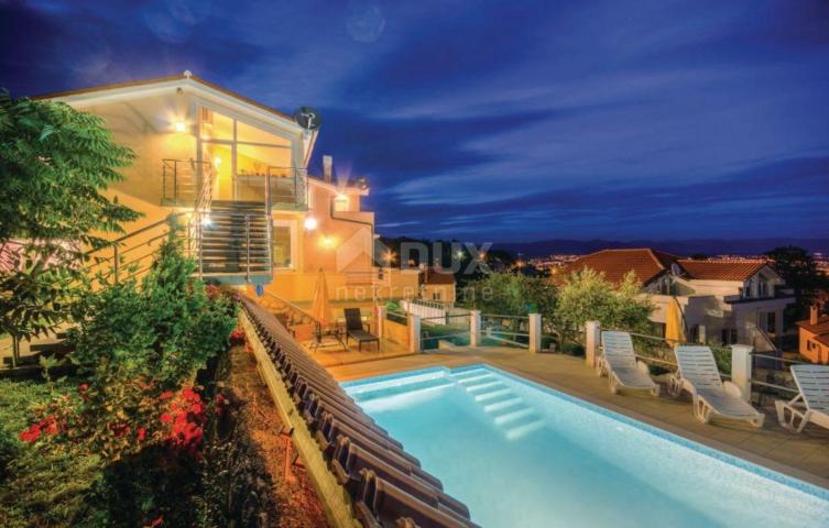 OPATIJA, VEPRINAC - Villa 1000m2 mit Meerblick, 6 Wohnungen und Pool + Umgebung 1000m2