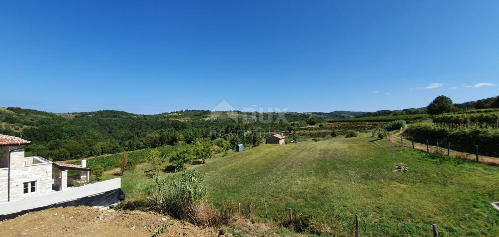 ISTRIA, MOMJAN - Beautiful villa with pool and views of vineyards and olive groves