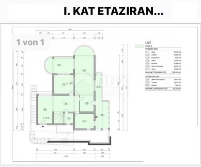 OPATIJA, CENTAR - samostojeća villa 605m2 s pogledom na more + okoliš 600m2