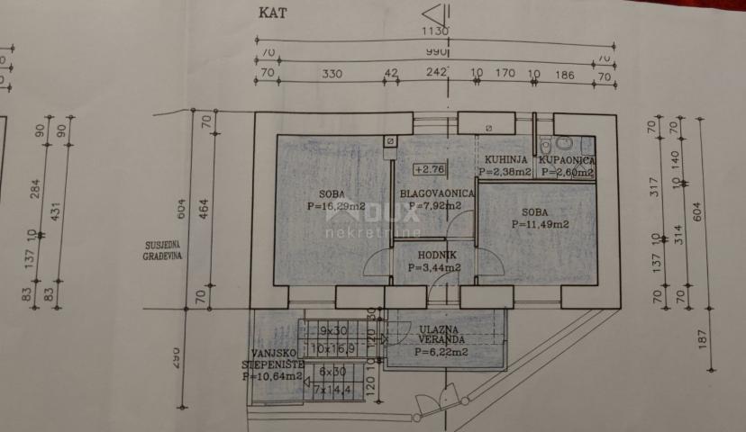 OPATIJA, POBRI - Stan sa parkingom i pogledom na more