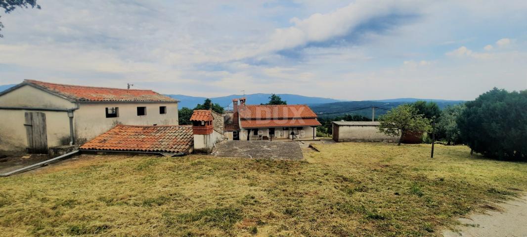 ISTRIEN, PIĆAN - Anwesen mit 3200m2 Garten und 340m2 Wohnfläche mit freiem Blick auf die Natur