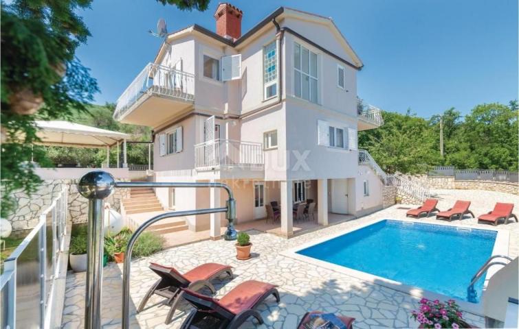 ISTRIEN, RABAC - Haus mit Pool und Meerblick