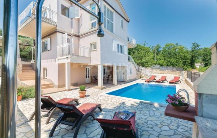 ISTRIEN, RABAC - Haus mit Pool und Meerblick