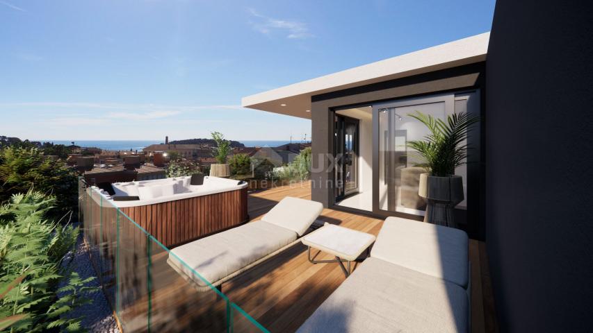 ISTRIA, ROVINJ - Luxury penthouse in a new building with sea view