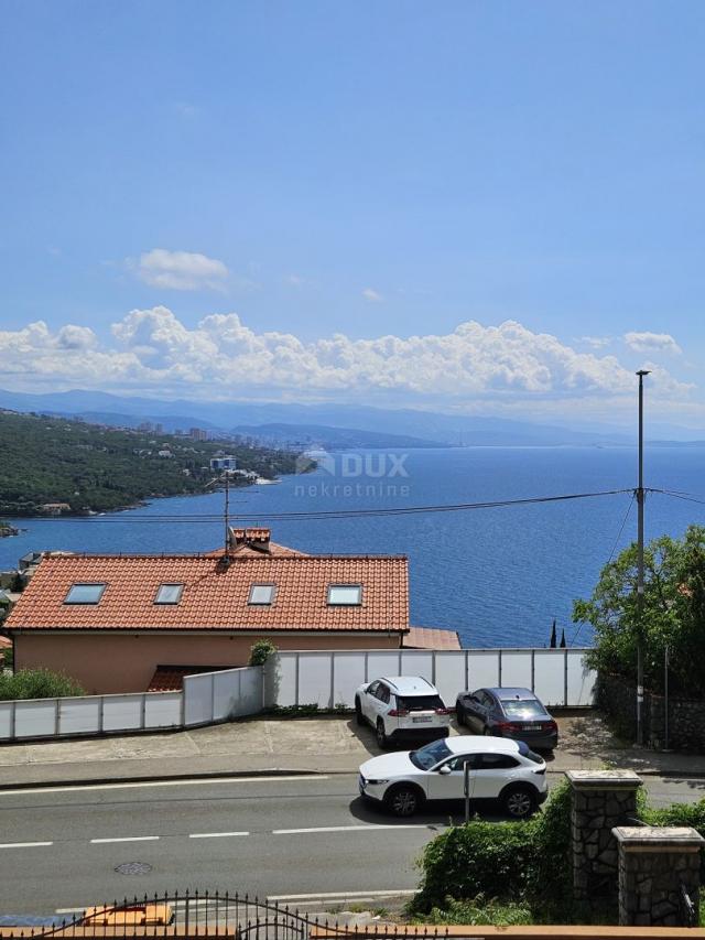 OPATIJA - stan 3S+DB 150m2 s pogledom na more i bazenom + okoliš 250m2