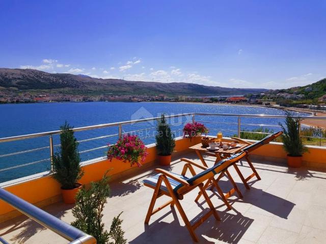 OTOK PAG, GRAD PAG - Apartmanska vila prvi red do mora