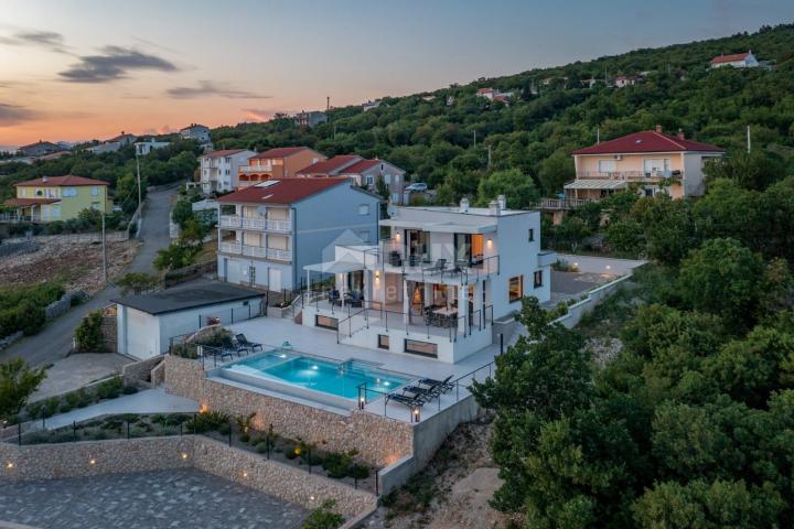 ŠMRIKA - Villa mit Panoramablick auf das Meer