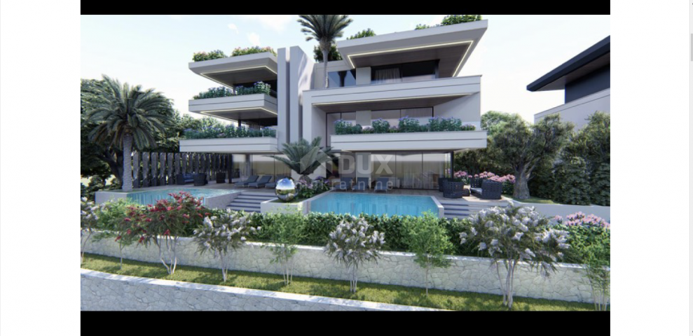 OPATIJA, LOVRAN - STAN SJ3 - 109, 5m2 PENTHOUSE + BAZEN I TERASE/BALKONI 71m2 (248m2 BRUTTO - 170m2 