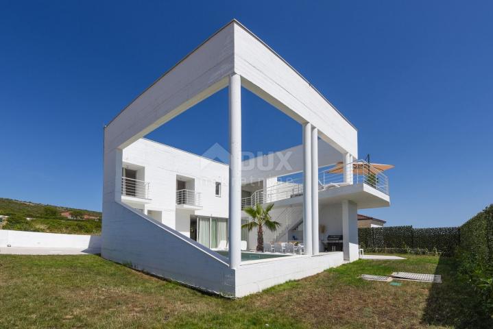 ZADAR, DEBELJAK - Luxuriöse moderne Villa mit Pool und Meerblick