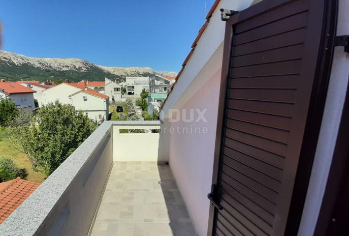 OTOK KRK, BAŠKA - Trosobni apartman u blizini mora