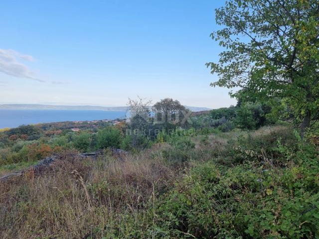 ISTRIA, RABAC - Building plot with fantastic sea view