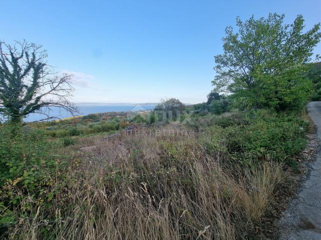 ISTRIA, RABAC - Building plot with fantastic sea view