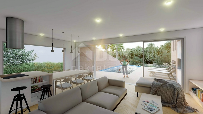 ISTRIA, NOVIGRAD - Modernly designed house with swimming pool