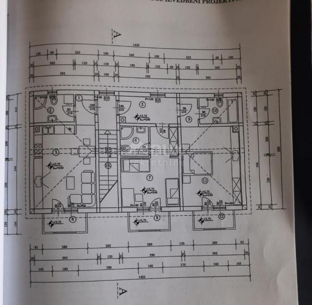 ISTRA, UMAG - Apartmanska kuća 3 km od mora