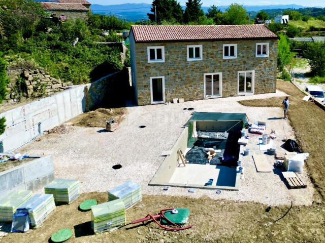 ISTRIEN, MOMJAN - Istrisches Steinhaus mit Meerblick