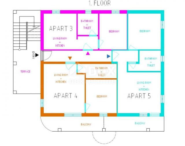 ISTRIEN, MEDULIN - Wunderschönes Apartmenthaus mit Pool und Meerblick!