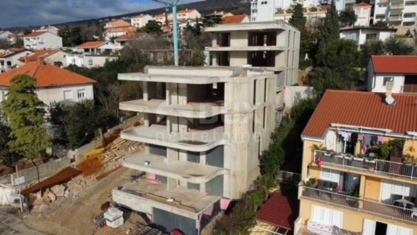 CRIKVENICA - Luxuswohnung im Bau, 1. Reihe zum Meer