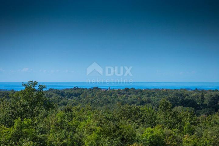 ISTRIEN - SVETI LOVREČ Hervorragend gestaltete Steinvilla mit Meerblick