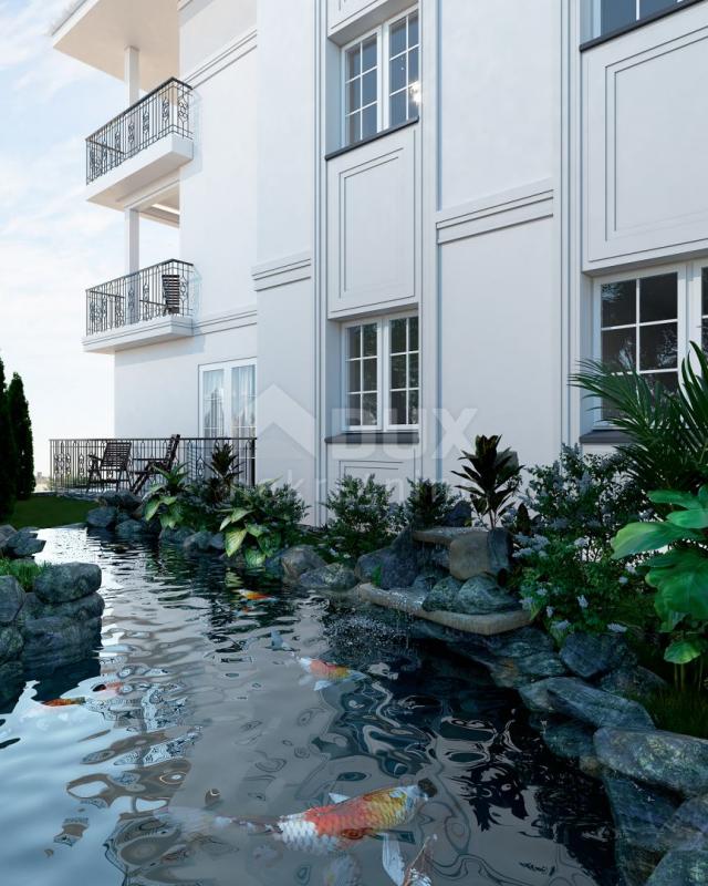 OPATIJA, IČIĆI - Wohnung mit Terrasse im Erdgeschoss eines neuen Gebäudes mit Pool in der Nähe des M