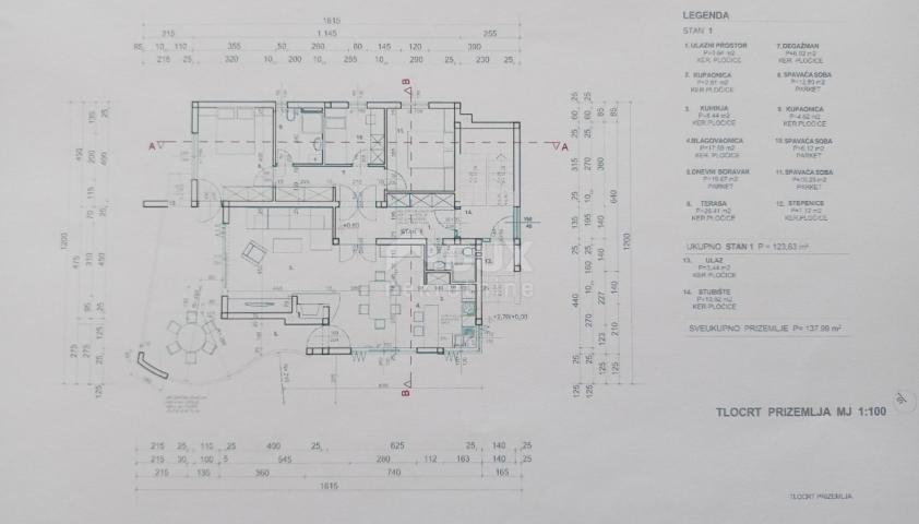 PAKOŠTANE - Prostrana katnica s tri apartmana