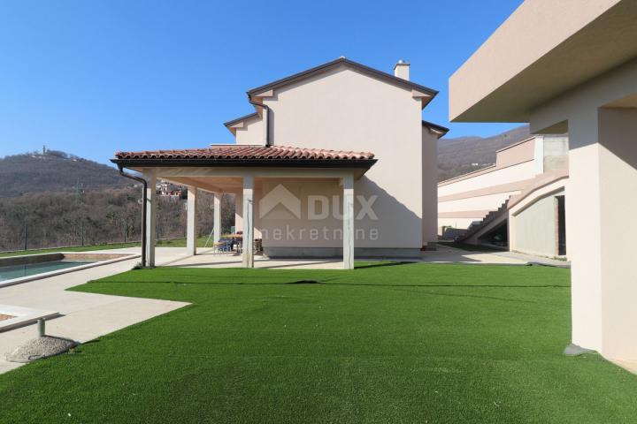 Opatija, Bregi - Neu gebautes Haus mit Pool und Meerblick