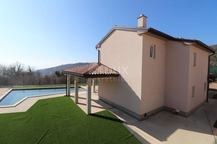 Opatija, Bregi - Neu gebautes Haus mit Pool und Meerblick