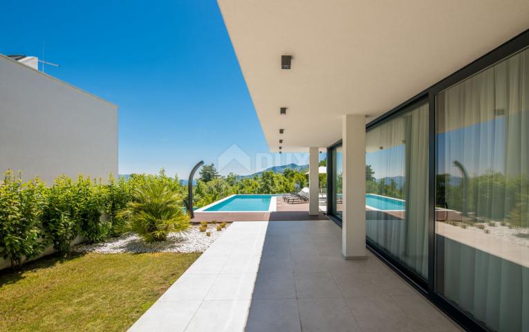 OPATIJA - Moderne, neu gebaute, freistehende Villa mit Panoramablick auf das Meer