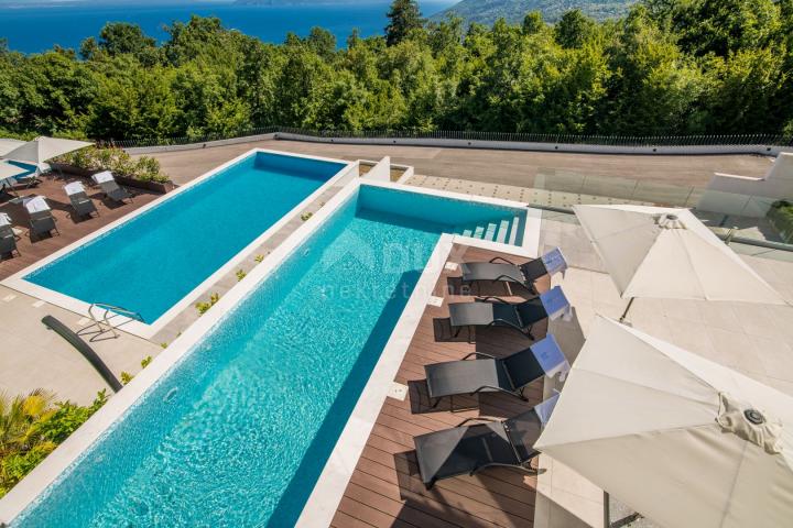 OPATIJA - Moderne, neu gebaute, freistehende Villa mit Panoramablick auf das Meer