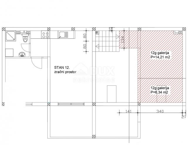 UGLJAN ISLAND, UGLJAN - Penthouse 1. Reihe vom Meer