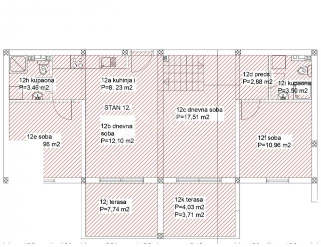 UGLJAN ISLAND, UGLJAN - Penthouse 1. Reihe vom Meer